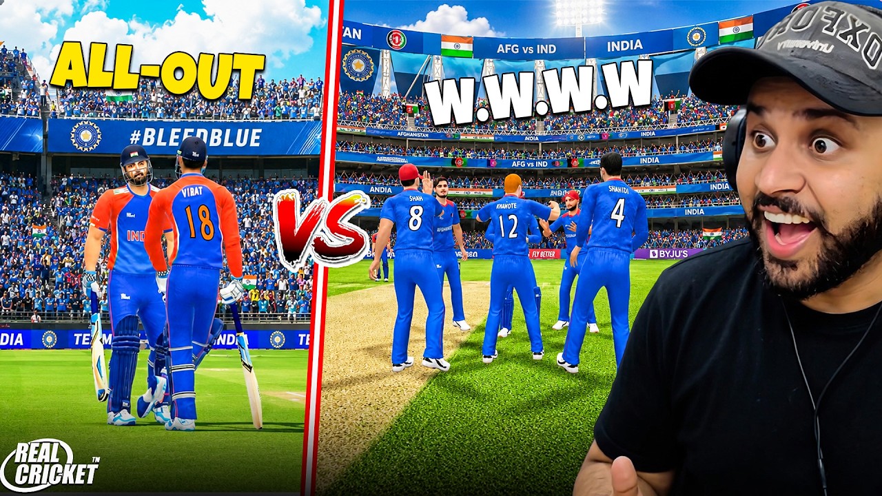 I SUCK AT THIS GAME 😭 India Vs Afghanistan Real Cricket Expert ODI 2
