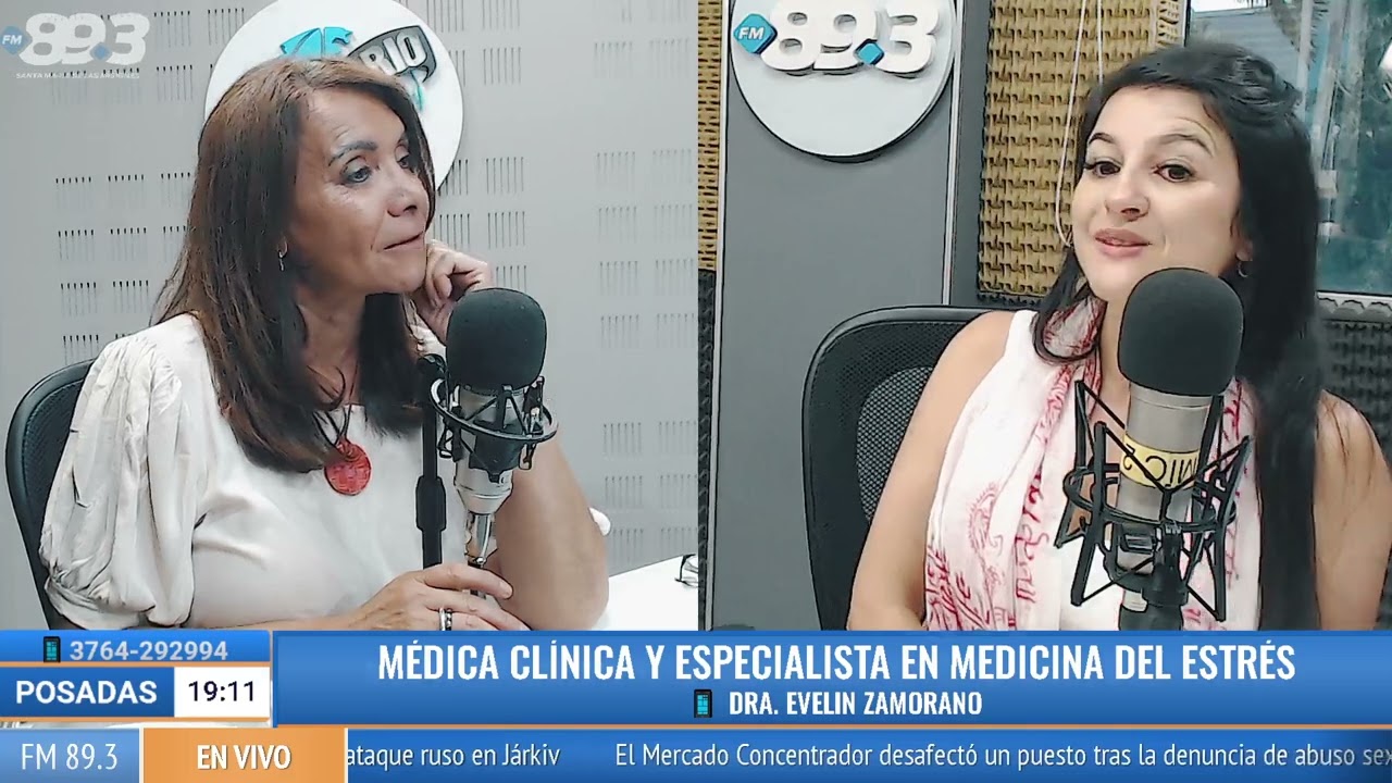 Evelin Zamorano, Médica clínica y especialista en Medicina del Estrés- Periodista de Salud