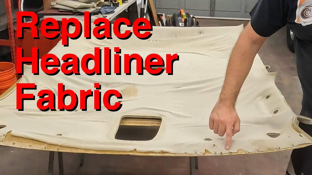 Recovering the Headliner from a Chevy Silverado Crew Cab