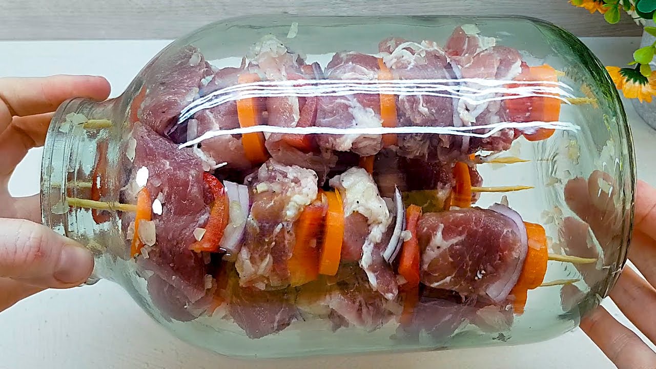 Wsadzam mięso do słoik&oacute;w i dostaję pyszne danie mięsne Pyszny Kebab Przepis #112