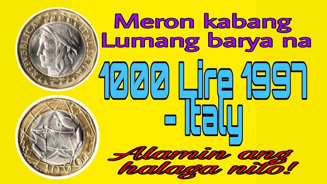 1000 Lire 1997 - Italy l Features and Update Price