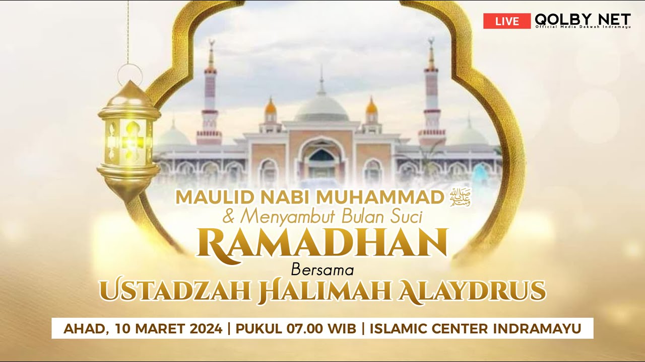 LIVE TABLIGH AKBAR MENYAMBUT BULAN SUCI RAMADHAN | BERSAMA USTADZAH HALIMAH ALAYDRUS | 10 MARET 2024