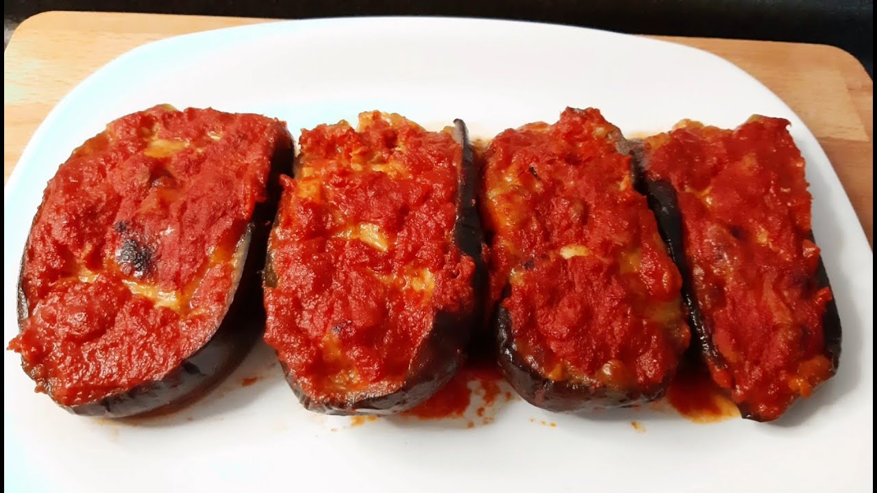 MELANZANE RIPIENE AL FORNO, light, senza carne, senza uova