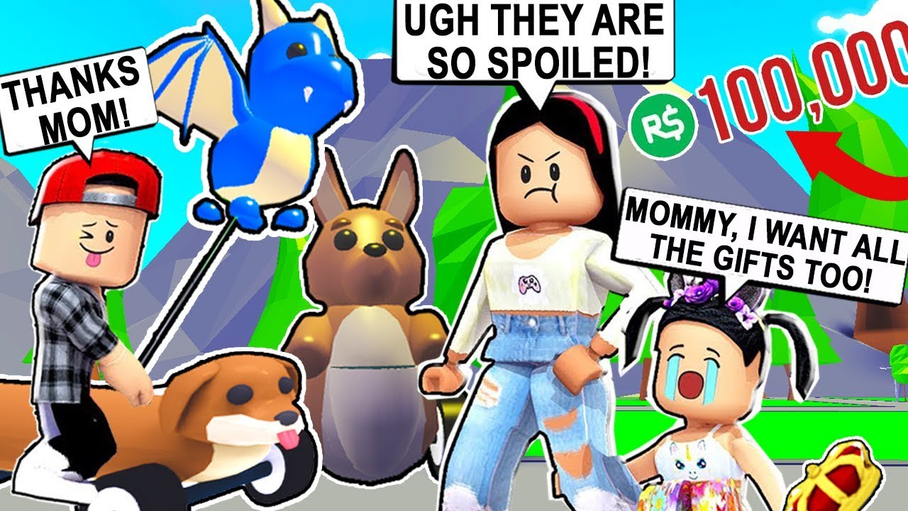 I BOUGHT MY SPOILED KID'S ALL THE NEW TOYS in ADOPT ME! - Roblox - Adopt Me *GIFT UPDATE*