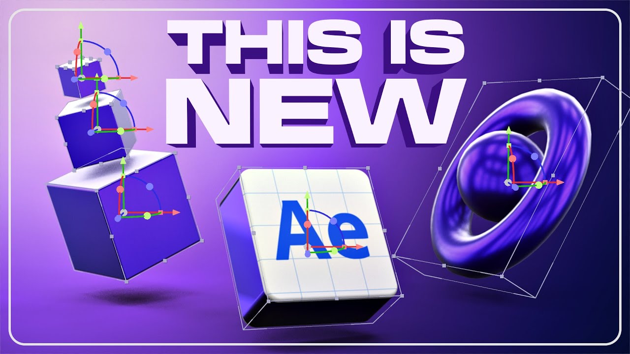 MAJOR updates for 3D in After Effects!