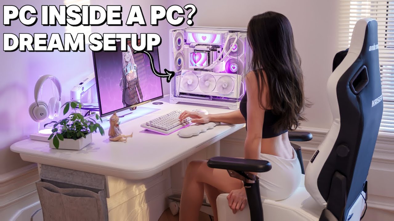 Insane Aesthetics! 🤍 Building the ULTIMATE White Dream Setup (Lian Li O11 + TRYX Dual Screen AIO)