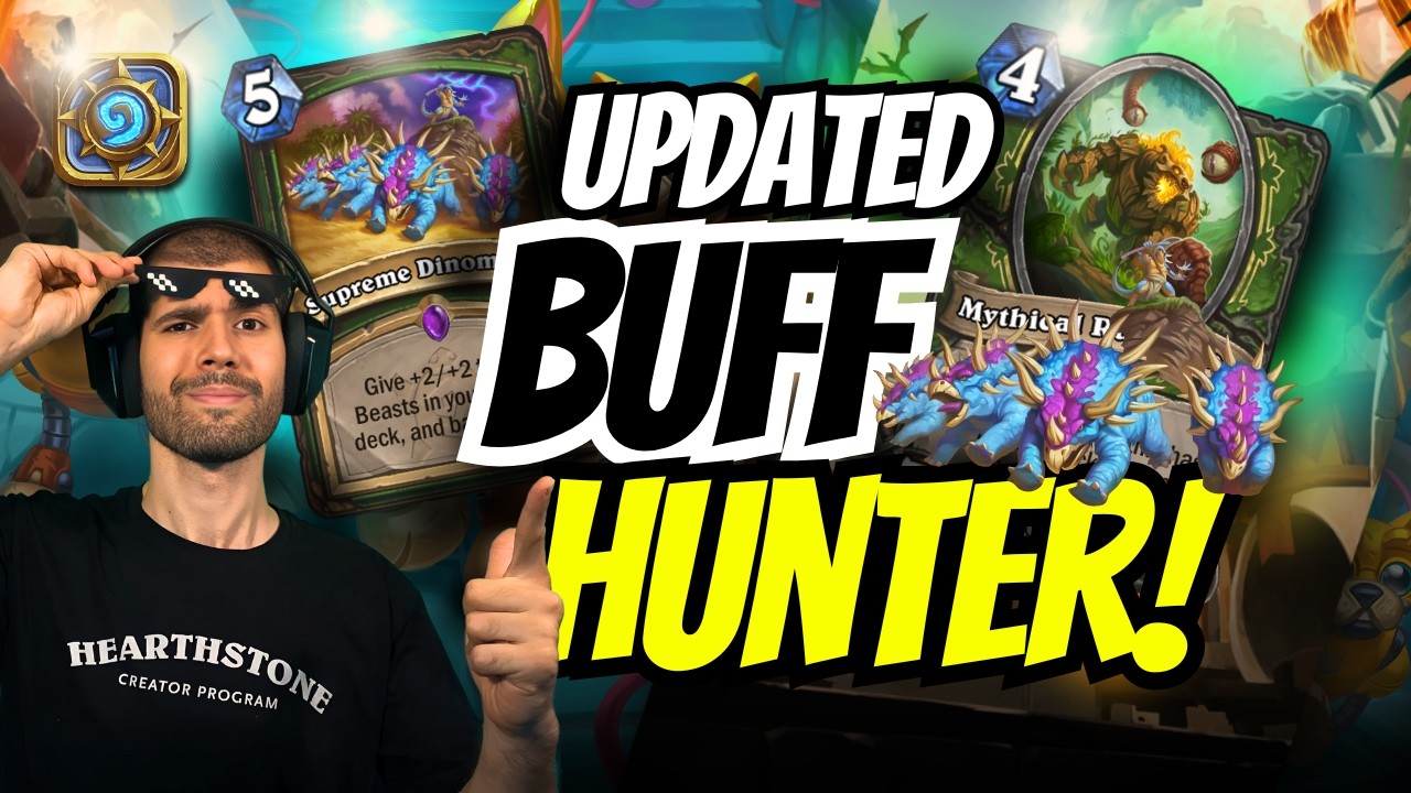 ✅Buff Hunter Is EVEN STRONGER Like THIS! 💪 Hearthstone Coaching to Legend