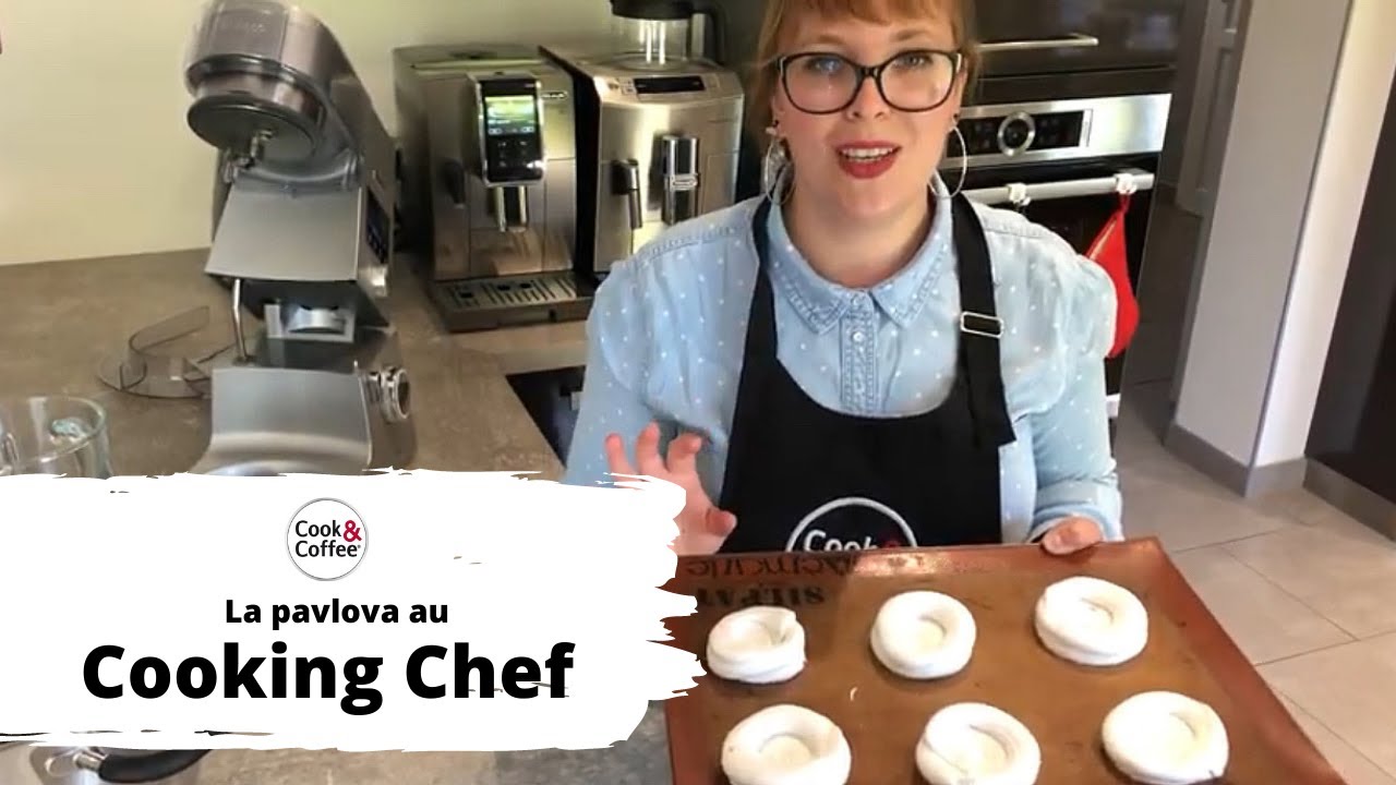 La pavlova de fruits rouges au Cooking Chef