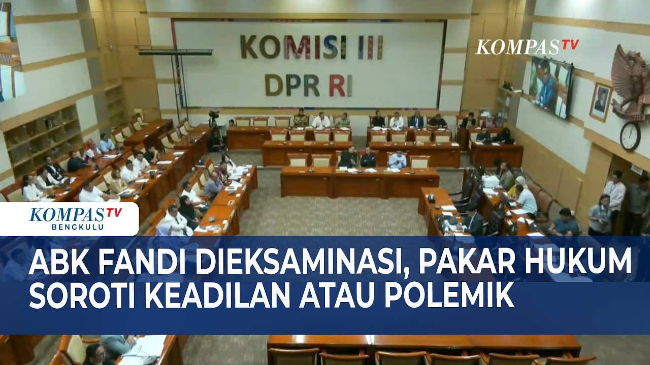 ABK Fandi Dieksaminasi, Pakar Hukum Soroti Keadilan atau Polemik