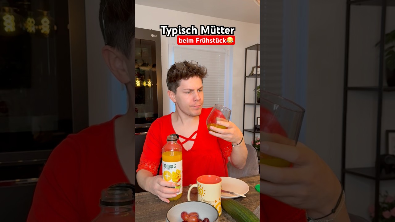 Typisch M&uuml;tter - beim Fr&uuml;hst&uuml;ck😂anzeige/Mutti liebt die hohesC S&auml;fte😍 itsofficialmarco