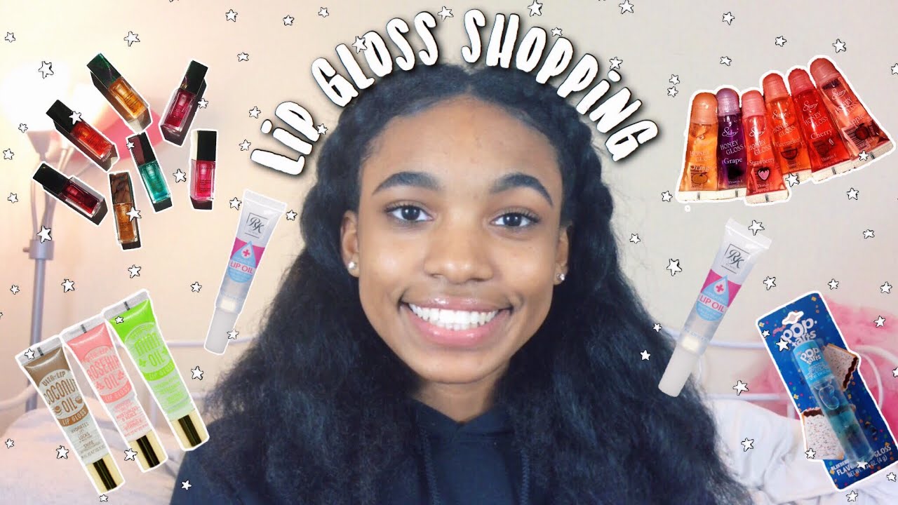LIP GLOSS SHOPPING/BEAUTY STORE SHOPPING +HAUL