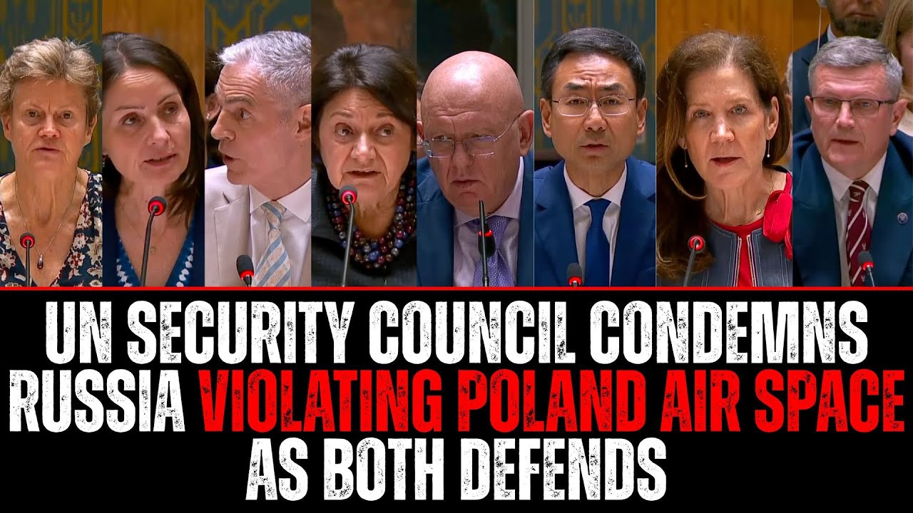 UN Security Council Condemns Russia Violating Poland Air Space, Russia  & Belarus Defends