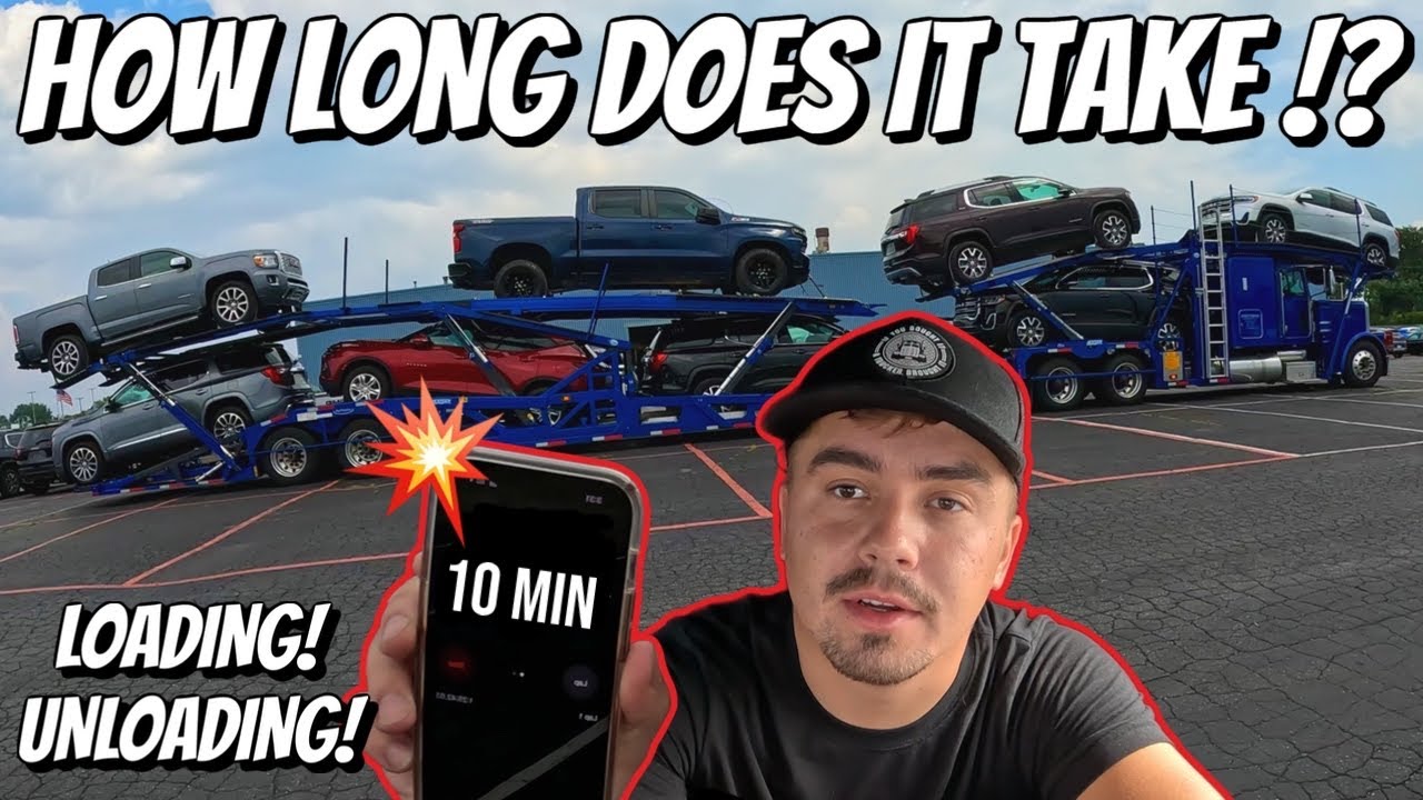HOW LONG DOES IT TAKE TO LOAD AND UNLOAD A CARHAULER!?