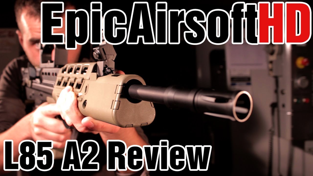 Airsoft gun review ICS L85 A2 30m + bench test  - EpicAirsoftHD - Episode 20