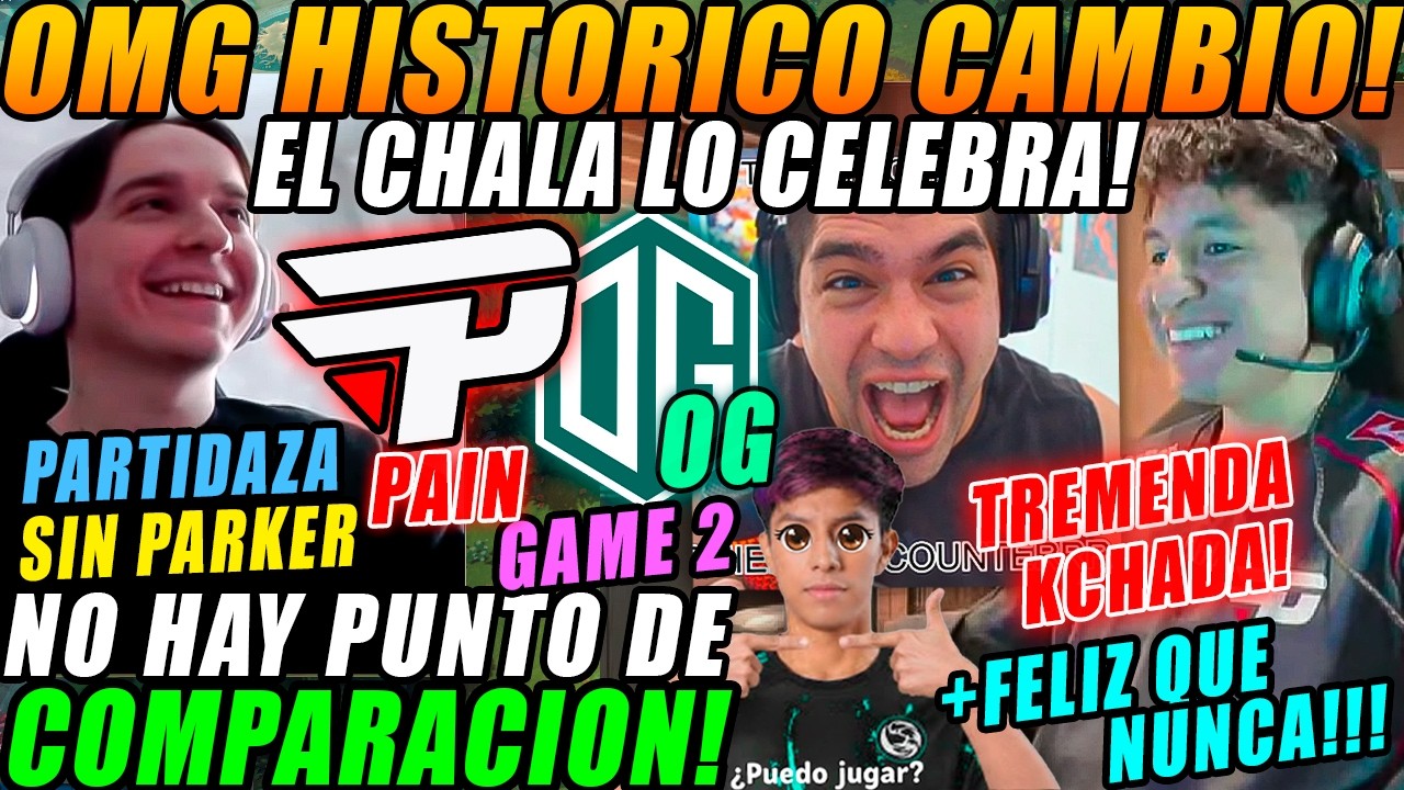 HISTORICA MEJORA! Scofield lo CELEBRA!😮PAIN GAMING vs OG GAME 2 BO2 DreamLeague Season 28