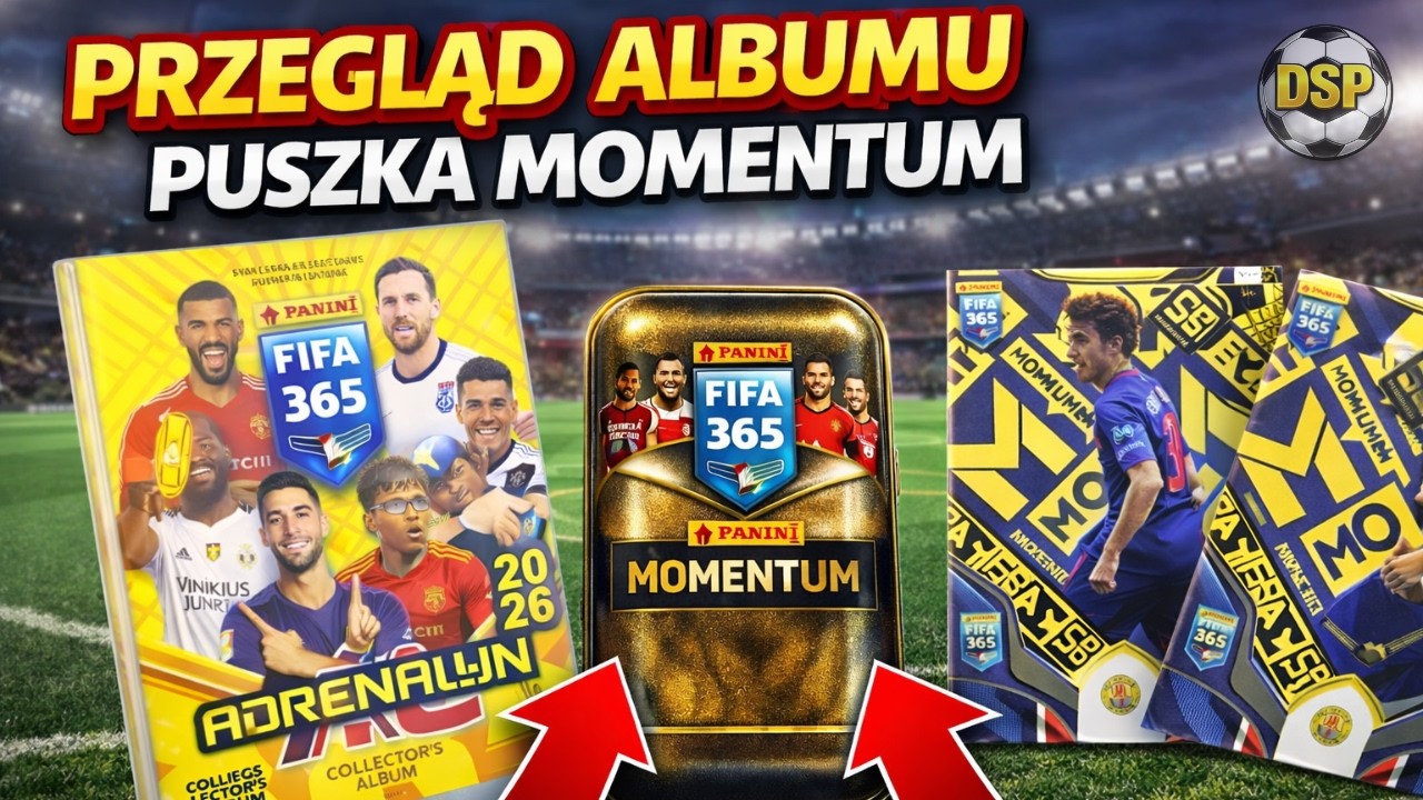 PUSZKA MOMENTUM 🔥 + PRZEGLĄD ALBUMU PANINI FIFA 365 2026 - Co trafiliśmy?!