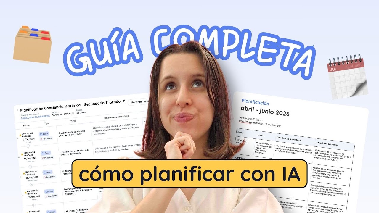 Guía Definitiva para hacer tu planificación de clases de 2026 con IA