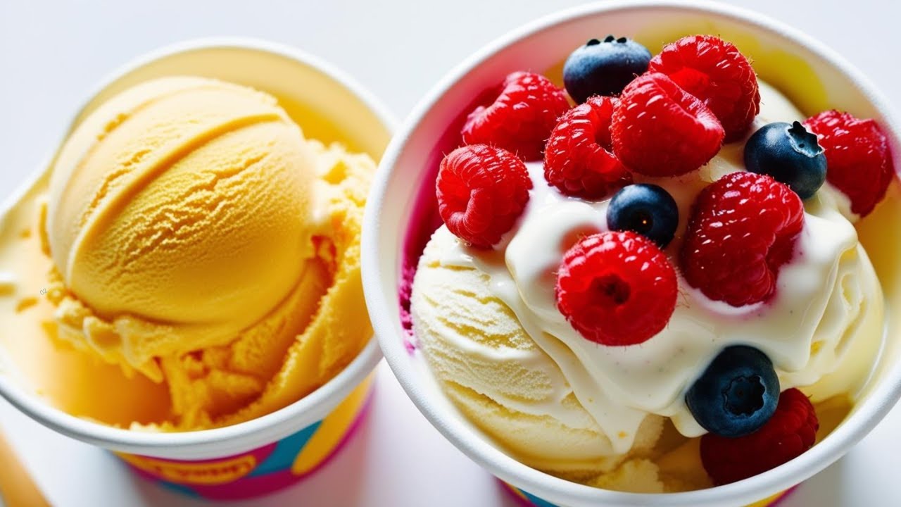 Receta de 2 HELADOS CASEROS REFRESCANTES y FÁCILES de hacer