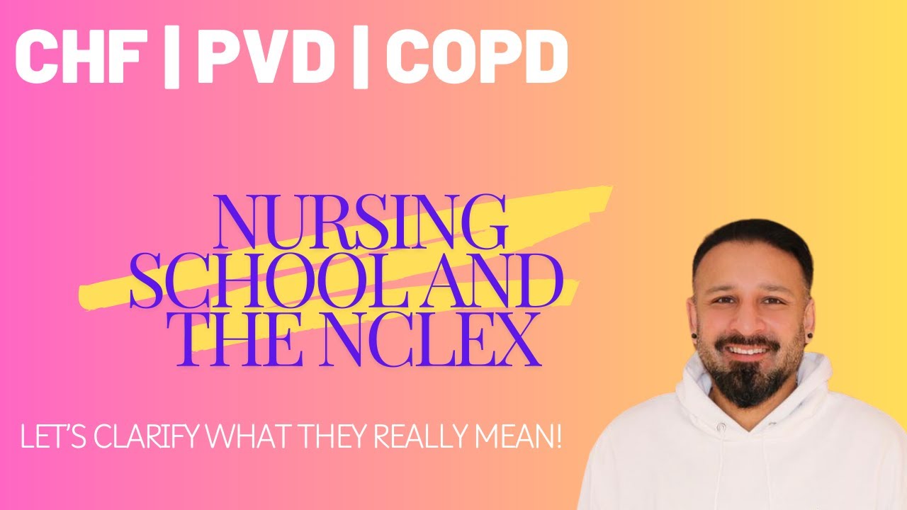 CHF | PVD | COPD - Let's Clarify these 