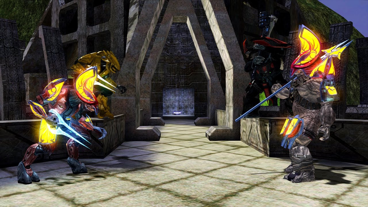 Halo 2 and 3 Elites VS. Halo 2 and 3 Brutes (Old Version)