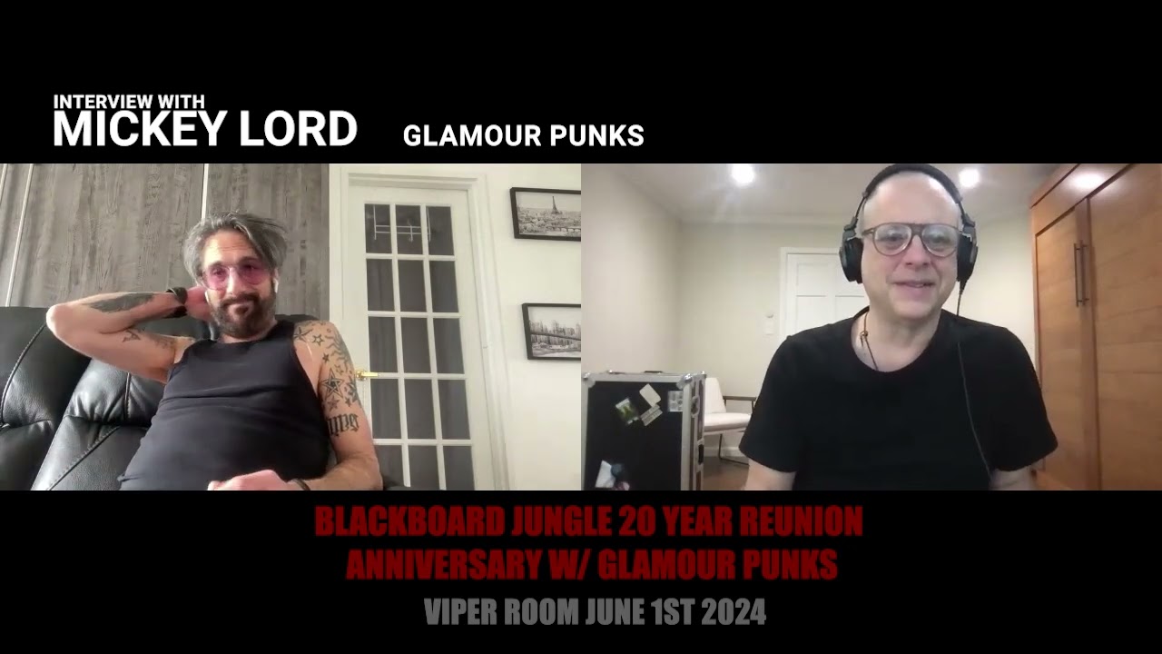 Mickey Lord of the Glamour Punks talks with Britt 2024