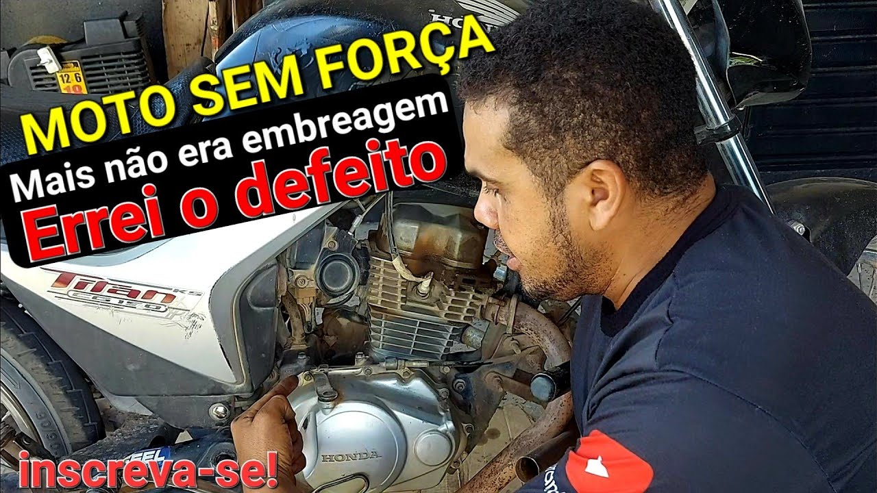 Moto sem força! Tinha tudo pra ser disco de embreagem mais não era