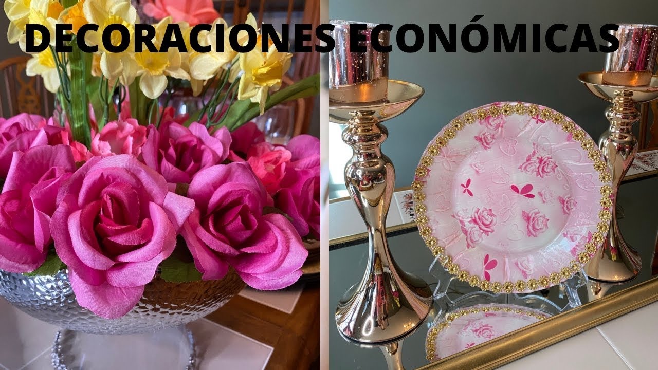 Decoración 2021/ DECORACIONES ECONÓMICAS PARA TU HOGAR🌸 Dollar tree.