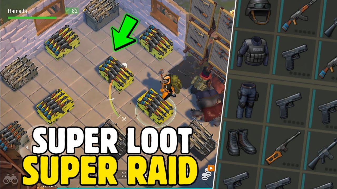 I GOT A MASSIVE LOOT FROM THIS BASE! SUPER RAID! Last Day On Earth Survival