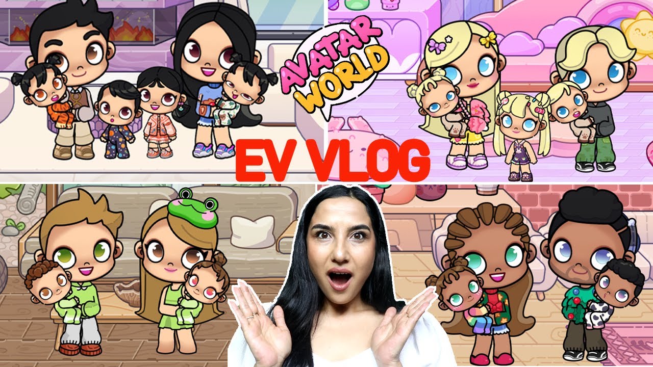 Avatar World Beklenen Ev Vlog Videosu Geldi. Aileler Ve Yaşadığı Evler Seval Games