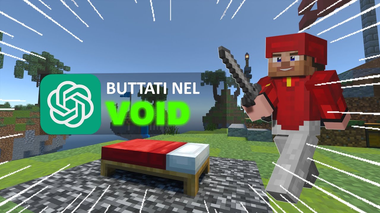 🔥L'INTELLIGIENZA ARTIFICIALE mi COMANDA nelle BEDWARS di MINECRAFT! [SPECIALE 400 ISCRITTI]🔥⚔️