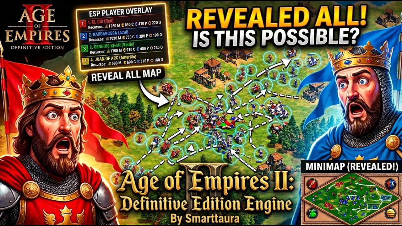 Age of Empires II: Definitive Edition Maphack cheat Most Complete UPDATE Engine Smarttaura Update