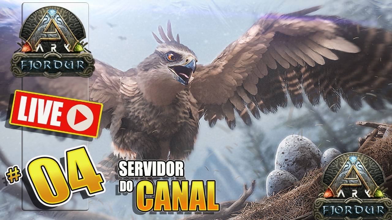 SERVIDOR PVP DO CANAL - ARK SURVIVAL EVOLVED - FJORDUR!!!  - LIVE - PTBR!