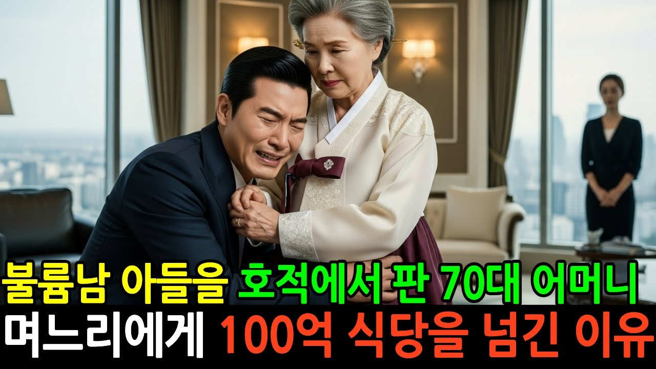 재벌녀 만난다며 아내 버린 아들, 1년 뒤 노숙자 되어 며느리 발등 찍으며 통곡한 전말 #가족사연 #며느리성공 #불륜남최후 #시어머니의선택 #고부사연 #인생역전 #사이다사연