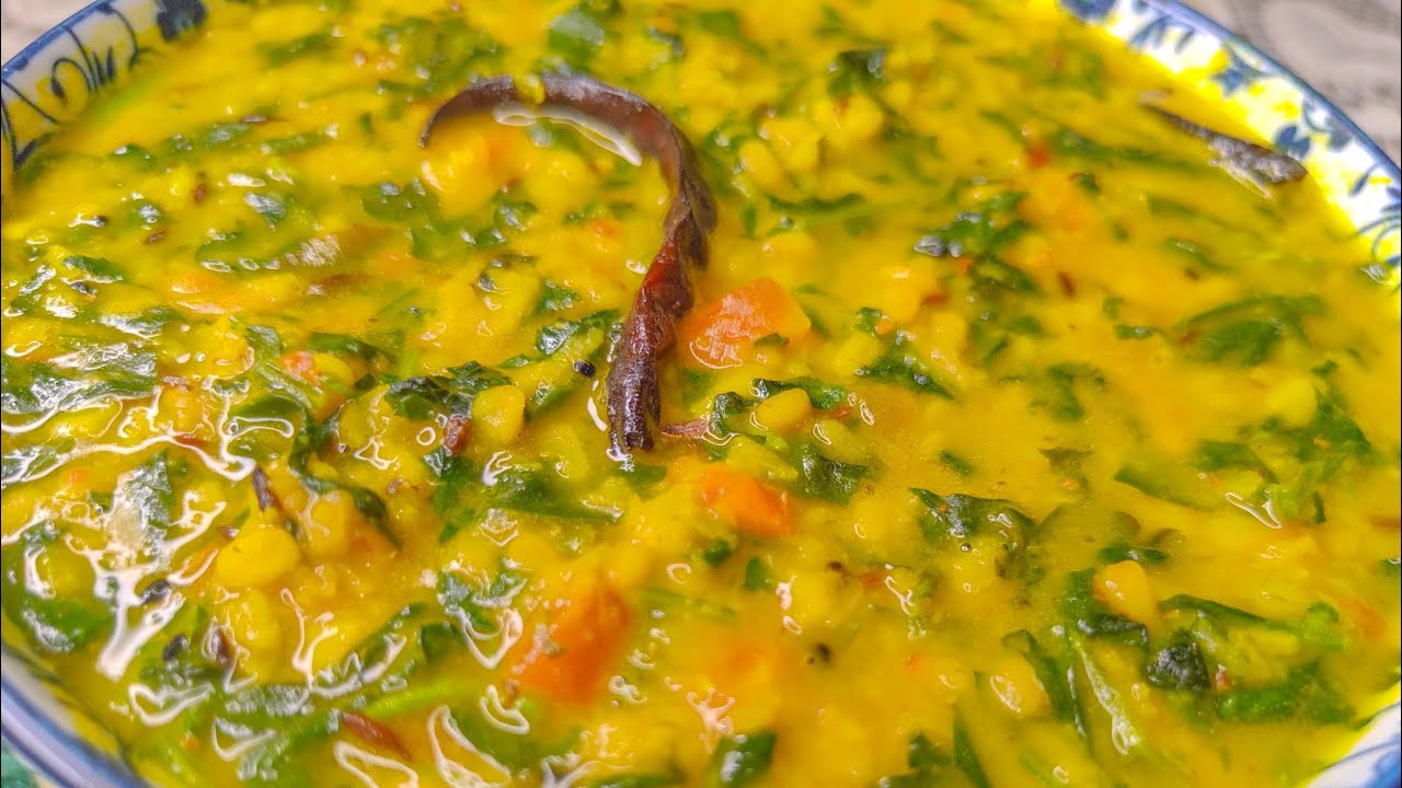 একটি স্বাস্থ্যকর এবং মজাদার মেথি শাকের মুগ ডাল চচ্চড়ি | Taste Moong Daal Curry with Fenugreek Leaf