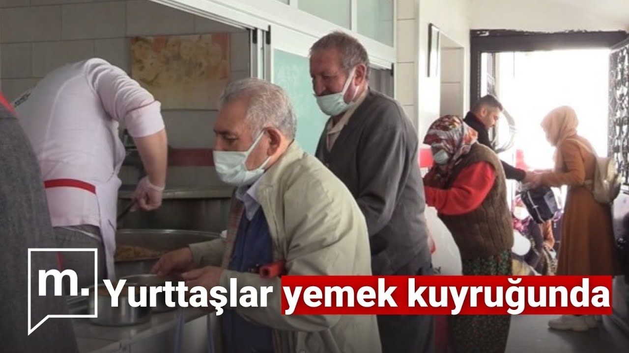 Ankara'da yemek kuyrukları, aşevleri tıka basa dolu