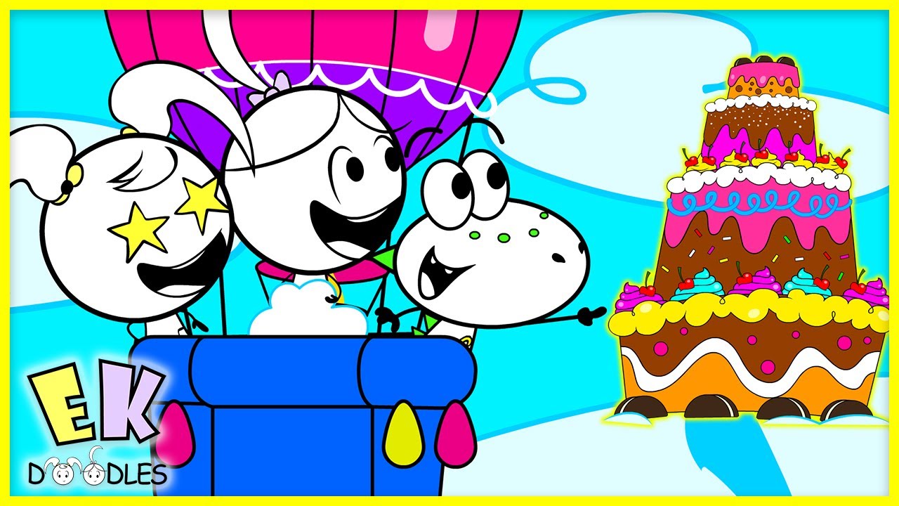 Bake a Cake with Combo Panda and Candyland Fun Pretend Play with Gus!