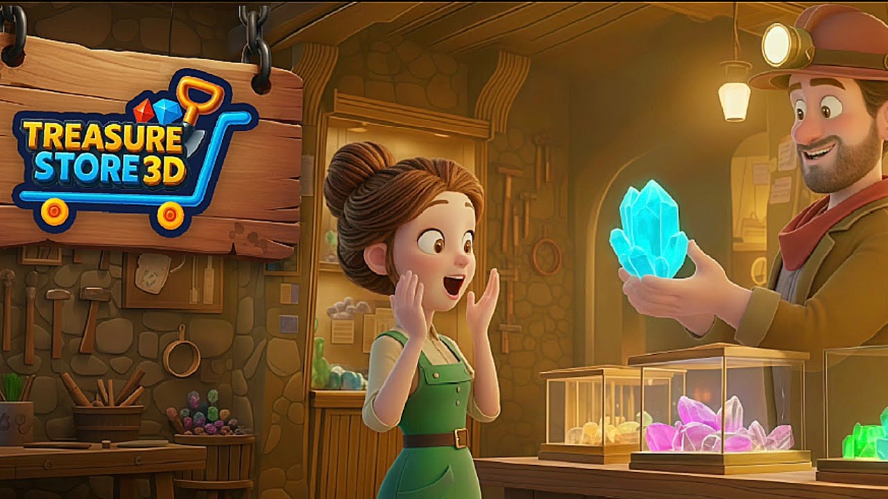Treasure store 3d gameplay 