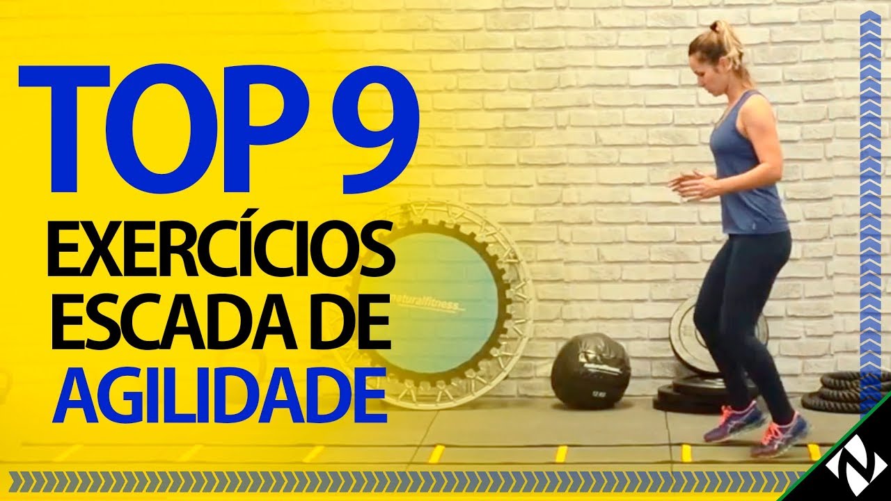 TOP 9 EXERCÍCIOS ESCADA DE AGILIDADE | Treino Funcional | Natural Fitness