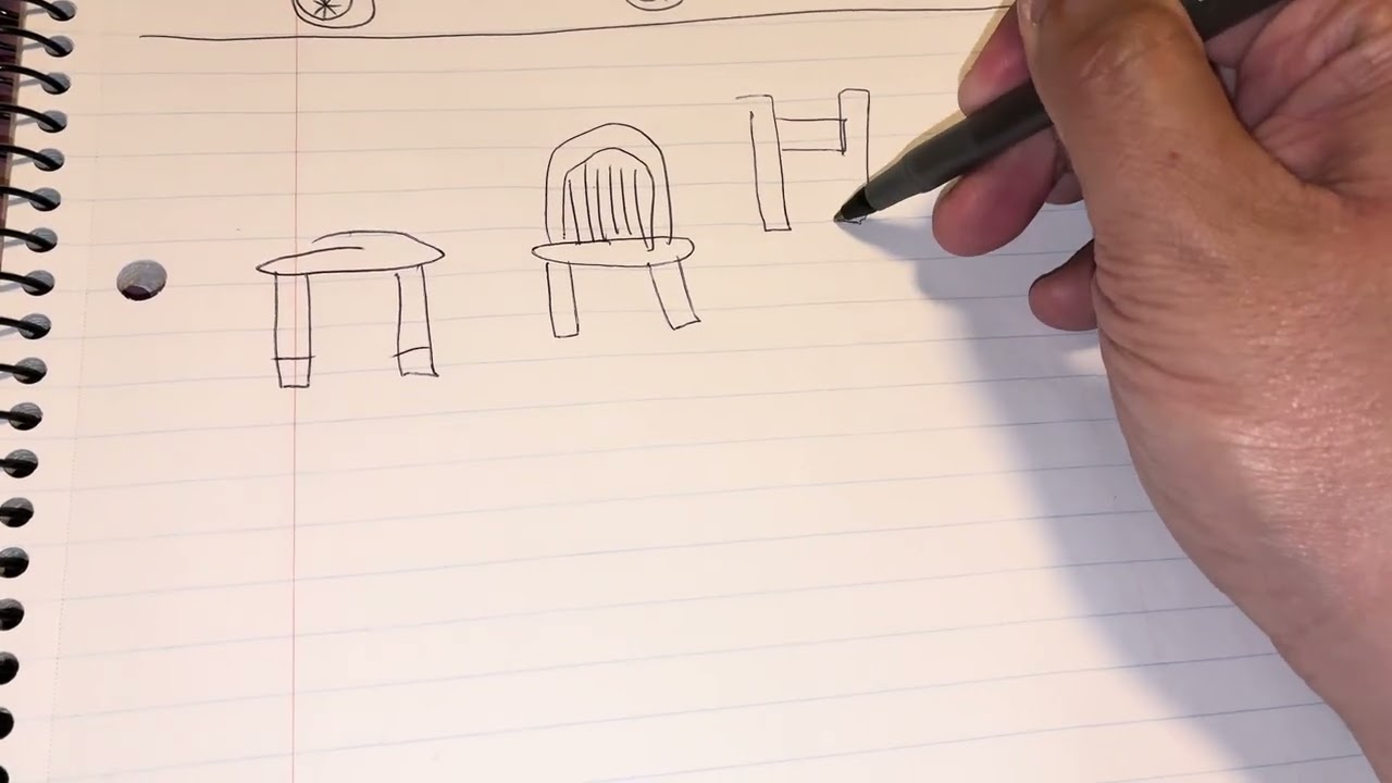 Drawing Stool & Chair part 3