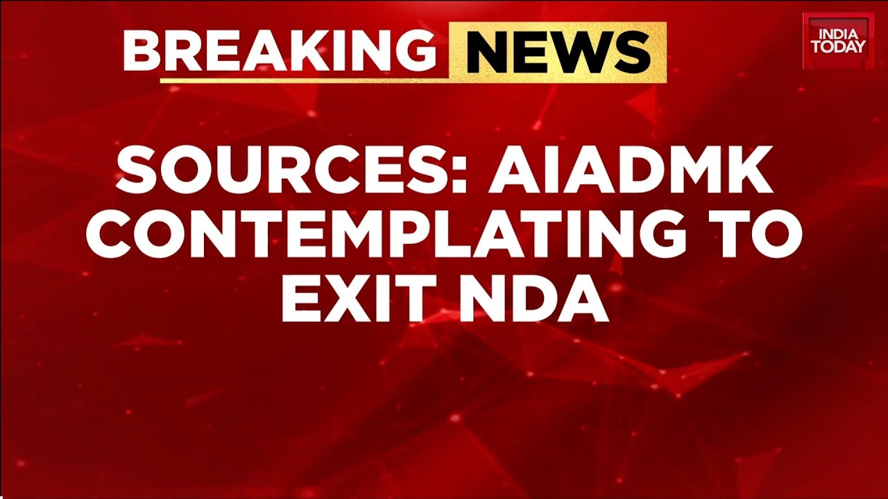 Breaking News: AIADMK Mulls NDA Exit For TVK Alliance As Supporters Protest Oath Delay