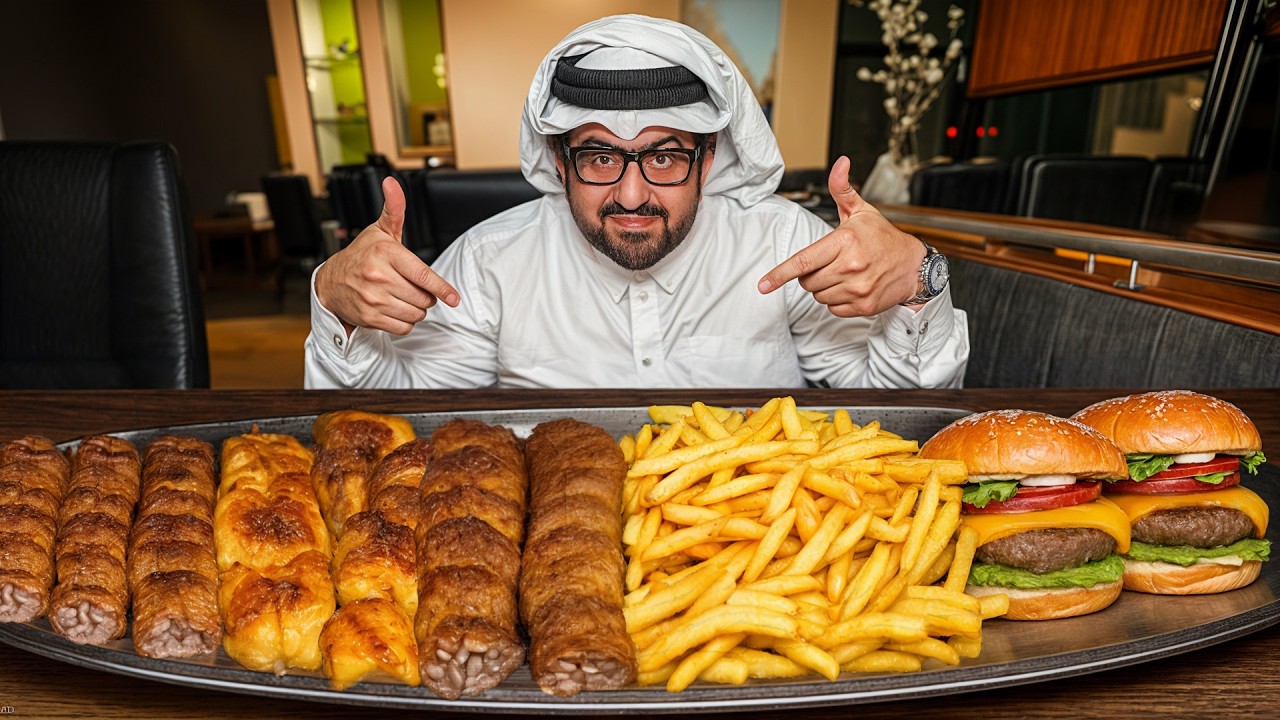 I Ate the Best Burger in Qatar 🍔 + Discovering Special Cuisines in Doha
