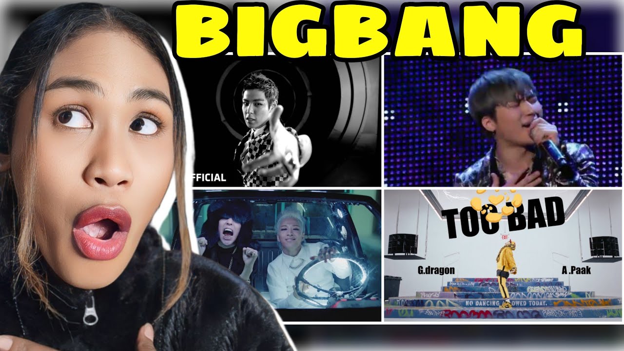 FIRST TIME REACTING TO BIGBANG SOLO SONGS TURN IT UP/ANYMORE/RINGA LINGA/TOO BAD