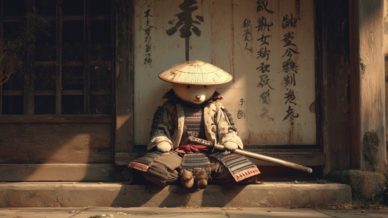 🌤️ Afternoon Dojo | Samurai Lofi for Steady Focus, Flow & Work