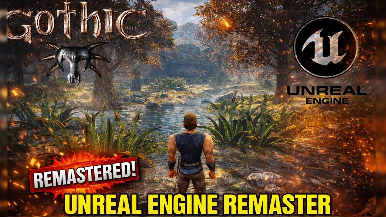 GOTHIC REMASTER v Unreal Enginu ČESKY! | Návod a Představení | EP 1 - Na jeden život