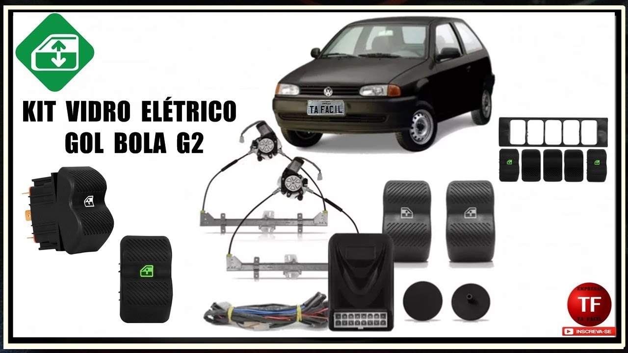 Como instalar vidro elétrico no Gol Bola , Parati e Saveiro G2