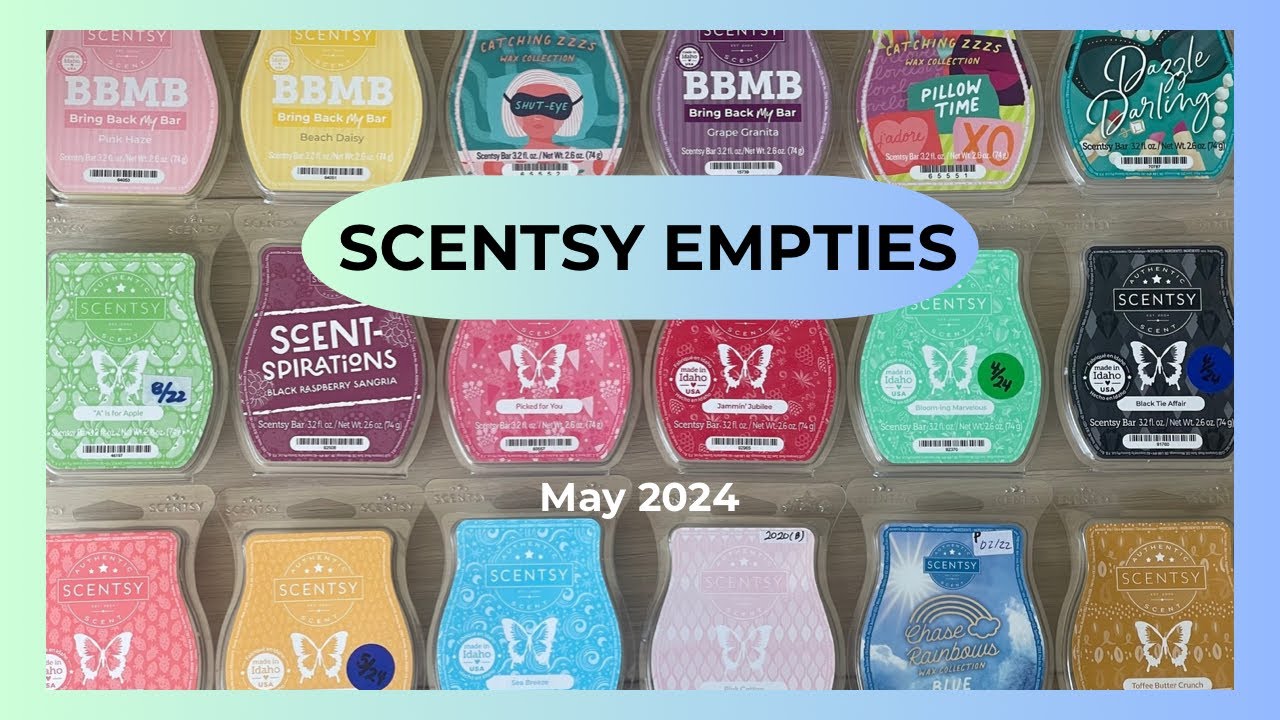 Scentsy Empties May 2024
