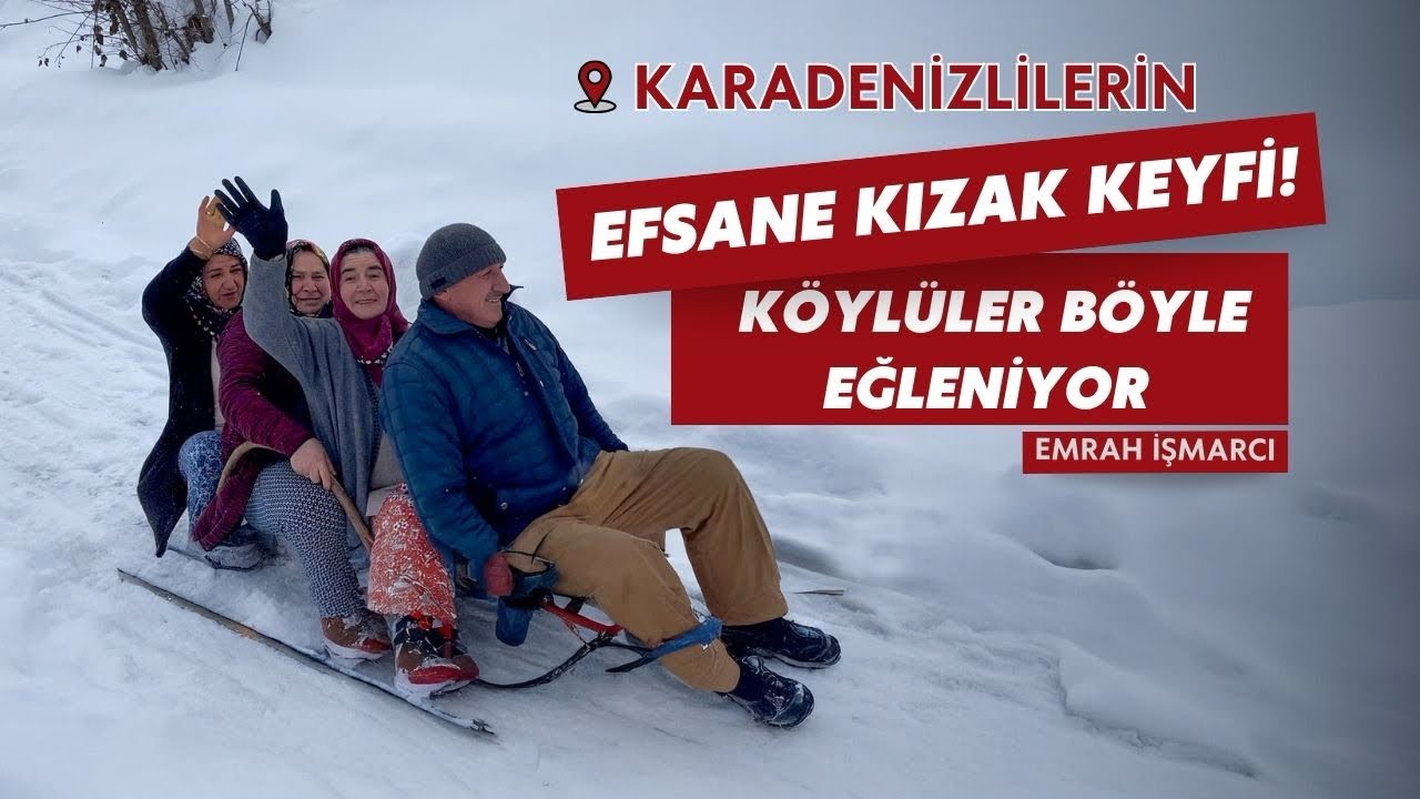 🚜 Karadeniz’de Kızak Şöleni! Ordu’nun Köylerinde Efsane Kış Eğlencesi ❄️🎿 | Belgesel