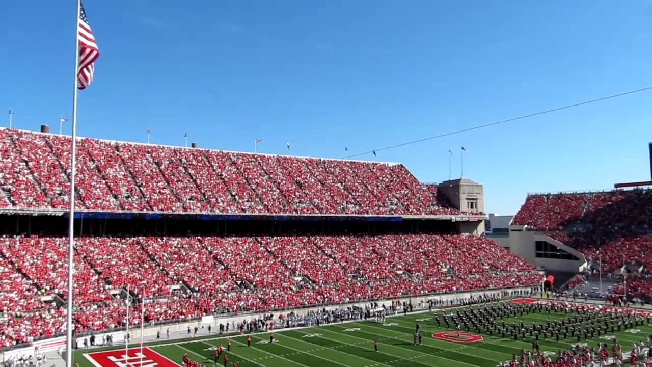 Ohio State University Marching Band National Anthem 9 25 2010 OSU vs E Michigan