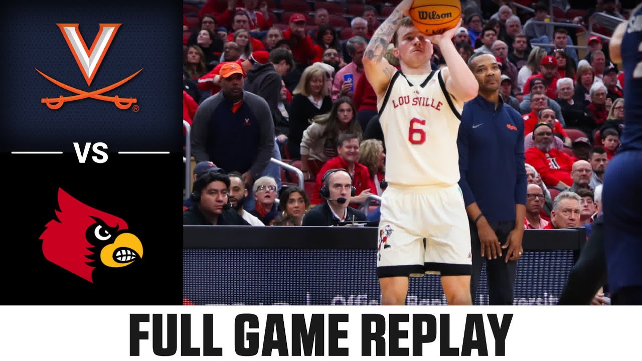 Virginia vs. Louisville Full Game Replay | 2024-25 ACC Men's Basketball