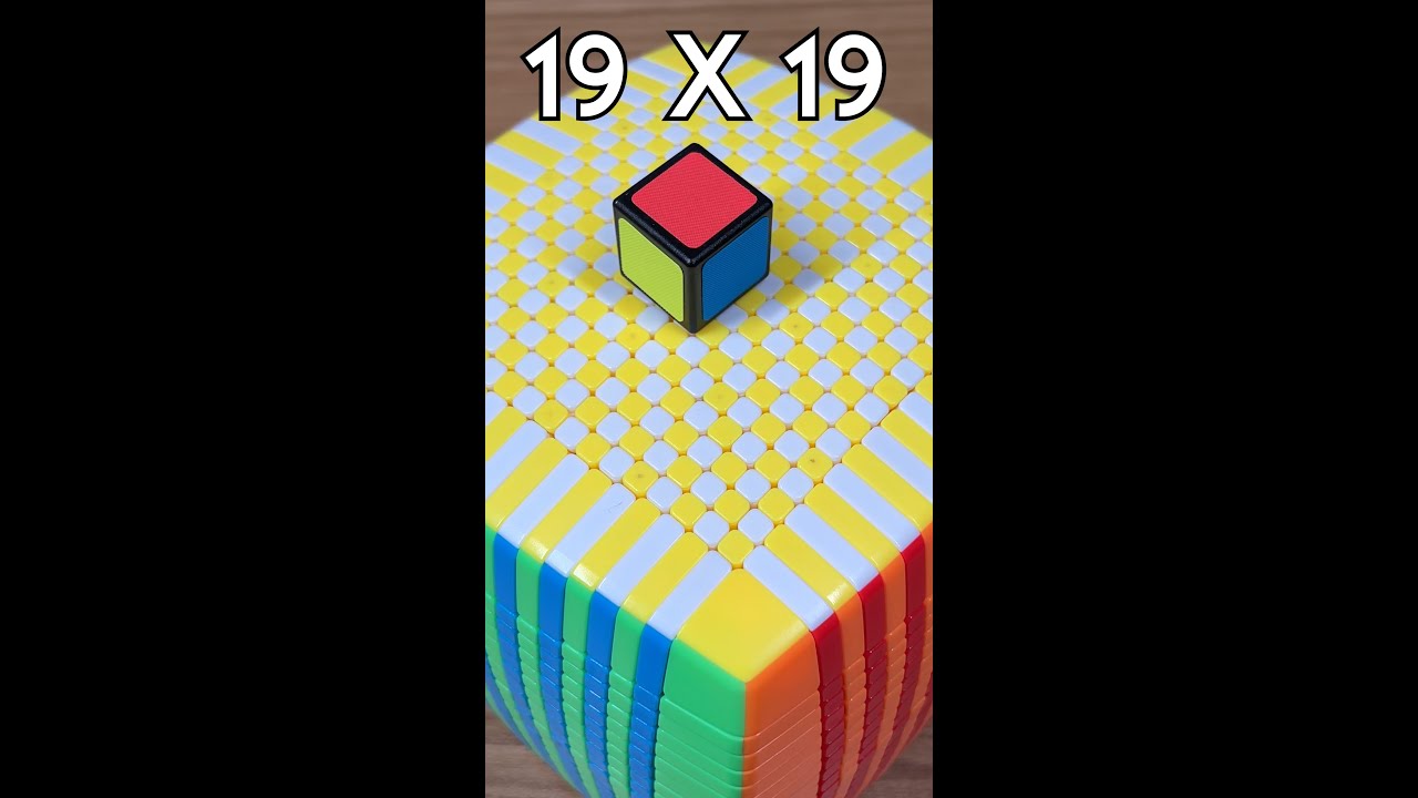 ВСЕ КУБИКИ РУБИКА ОТ 1x1 ДО 19x19